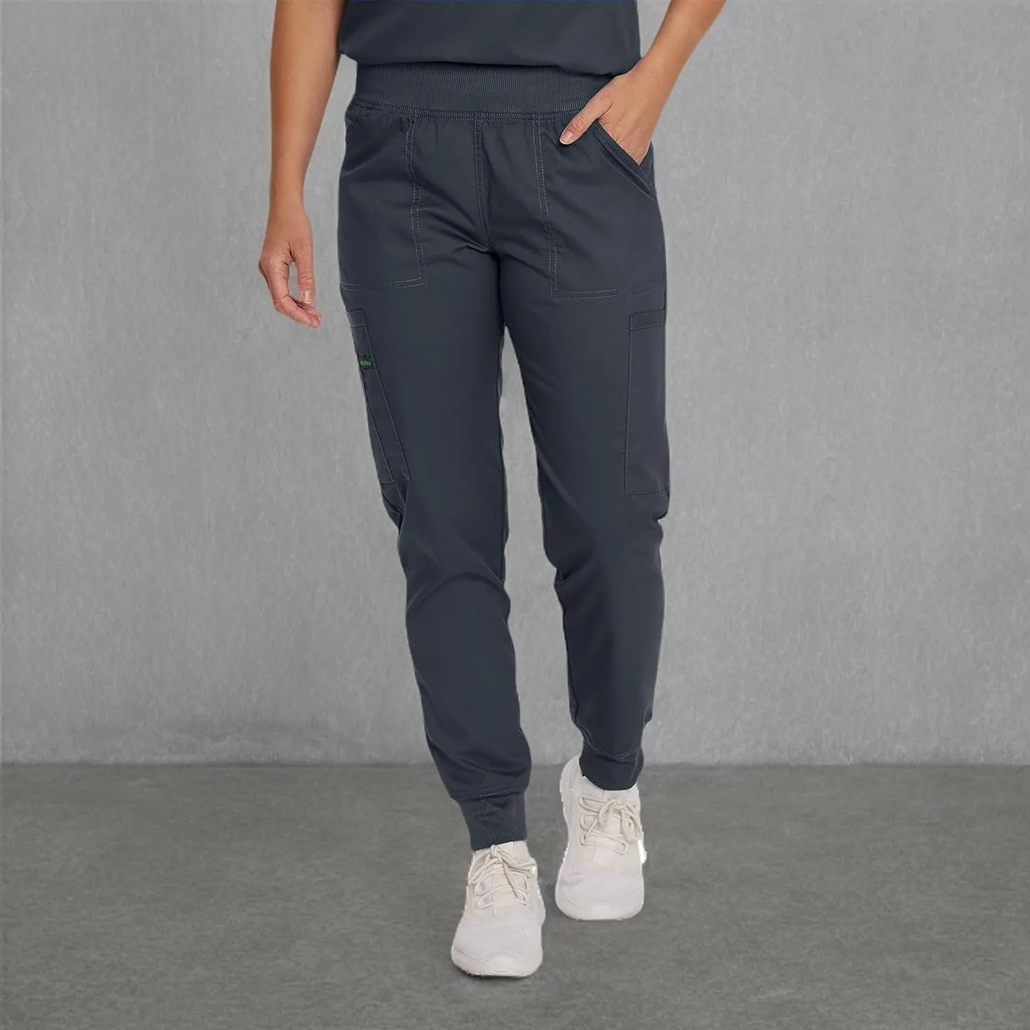 Landau Proflex Tailored Fit Stretch 7-Pocket Jogger Scrub Pants for Women 2030PRV