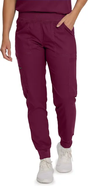 Landau Proflex Tailored Fit Stretch 7-Pocket Jogger Scrub Pants for Women 2030PRV