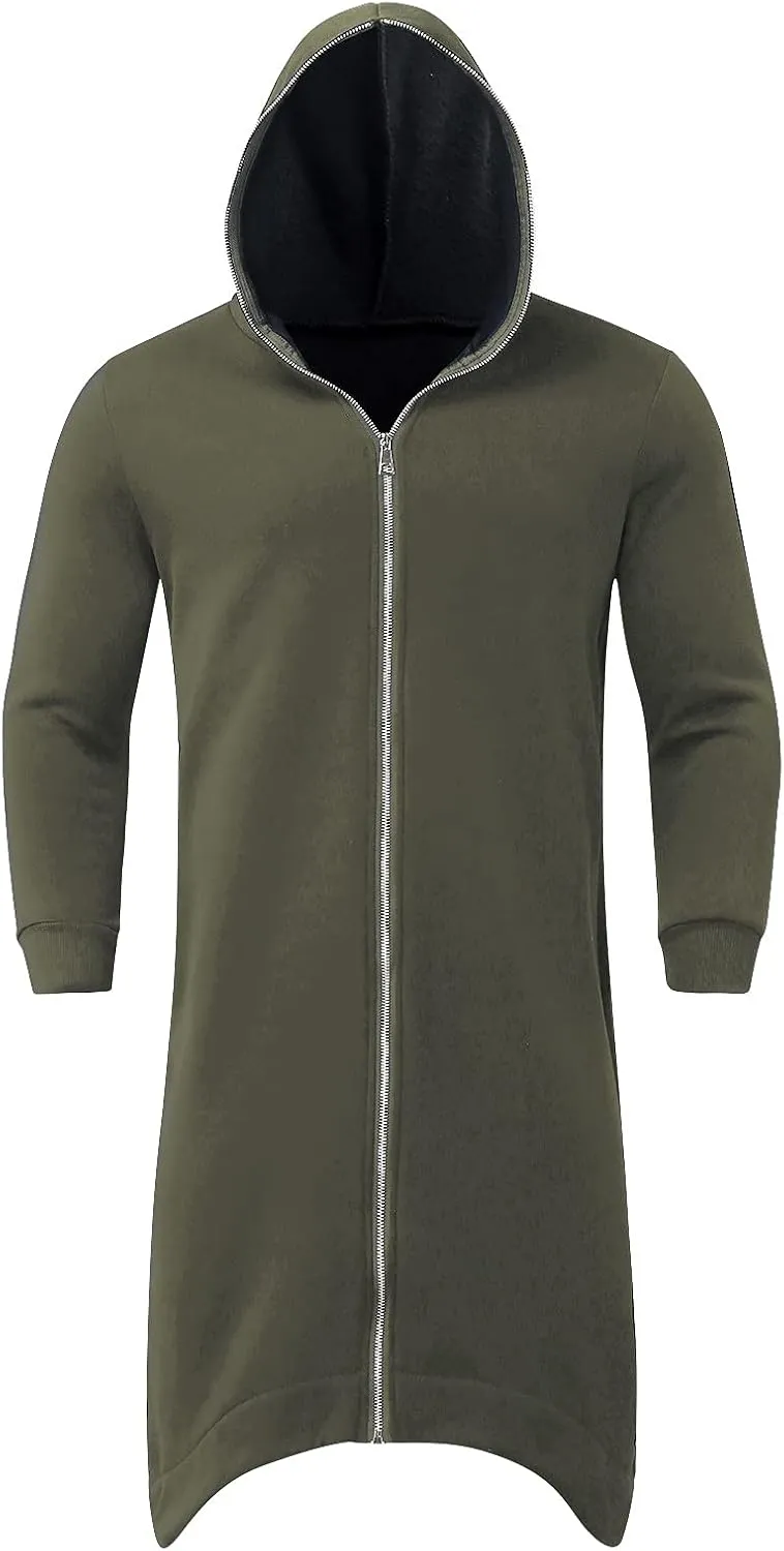 LCMTWX Hoodies for Men Winter Casual Loose Solid Hooded Sweater Top Men's Hooded Fleece Sweatshirt Heavyweight Fleece