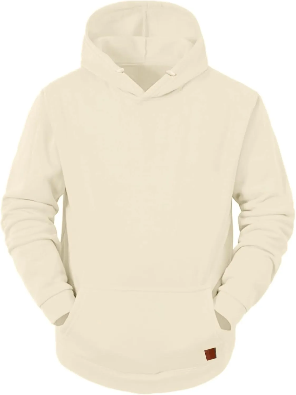 LCMTWX Men Hoodies Casual Hoodies for Men Solid Hooded Sweater Top Pullover Hooded Sweatshirt for Men Pullover Hooded