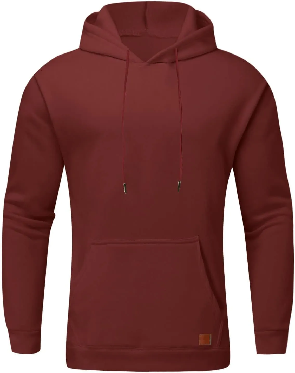 LCMTWX Men's Hooded Fleece Sweatshirt Loose Solid Hooded Sweater Top Men's Hooded Fleece Sweatshirt Sports Hooded Jacket