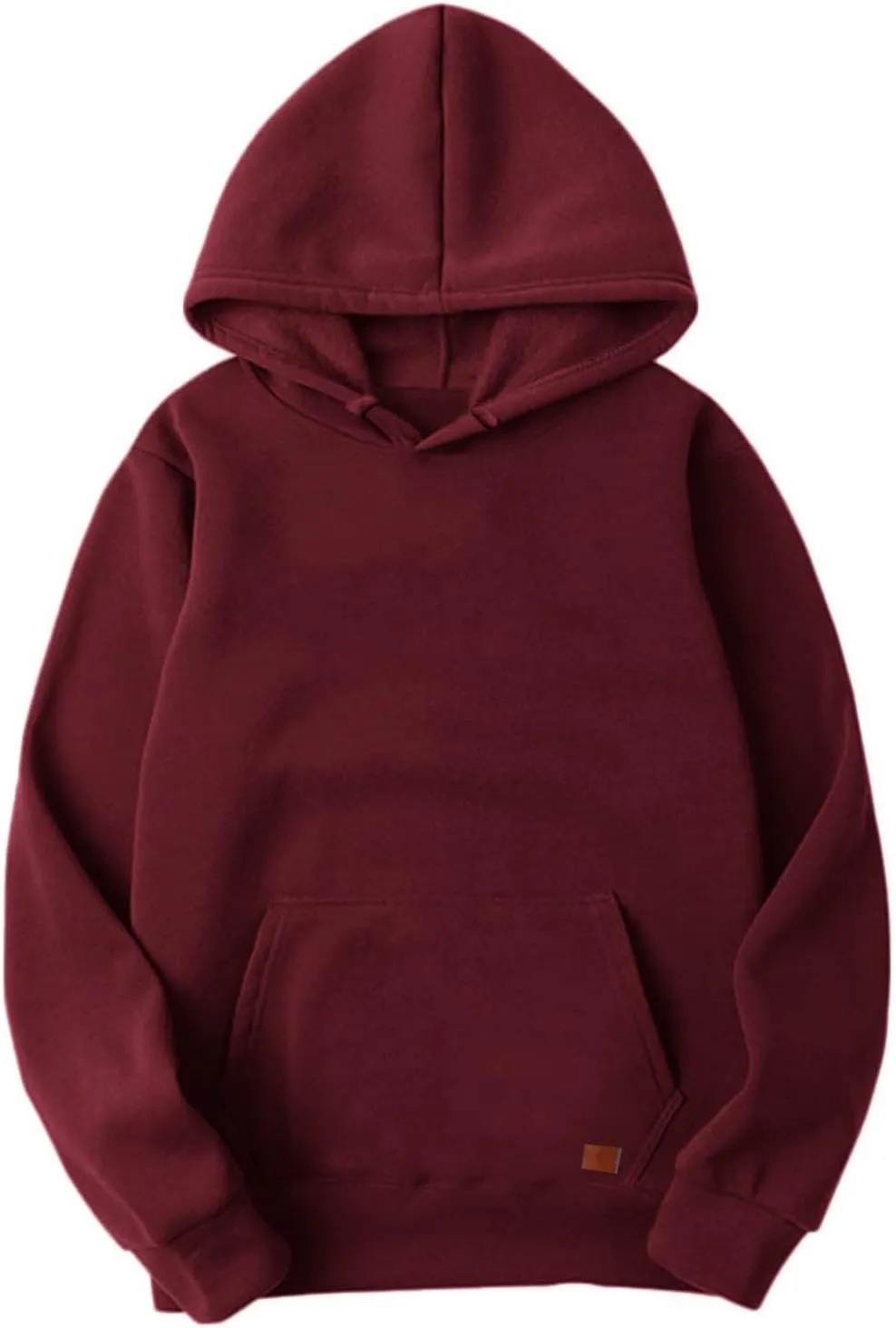 LCMTWX Men's Hooded Fleece Sweatshirt Loose Solid Hooded Sweater Top Men's Hooded Fleece Sweatshirt Sports Hooded Jacket