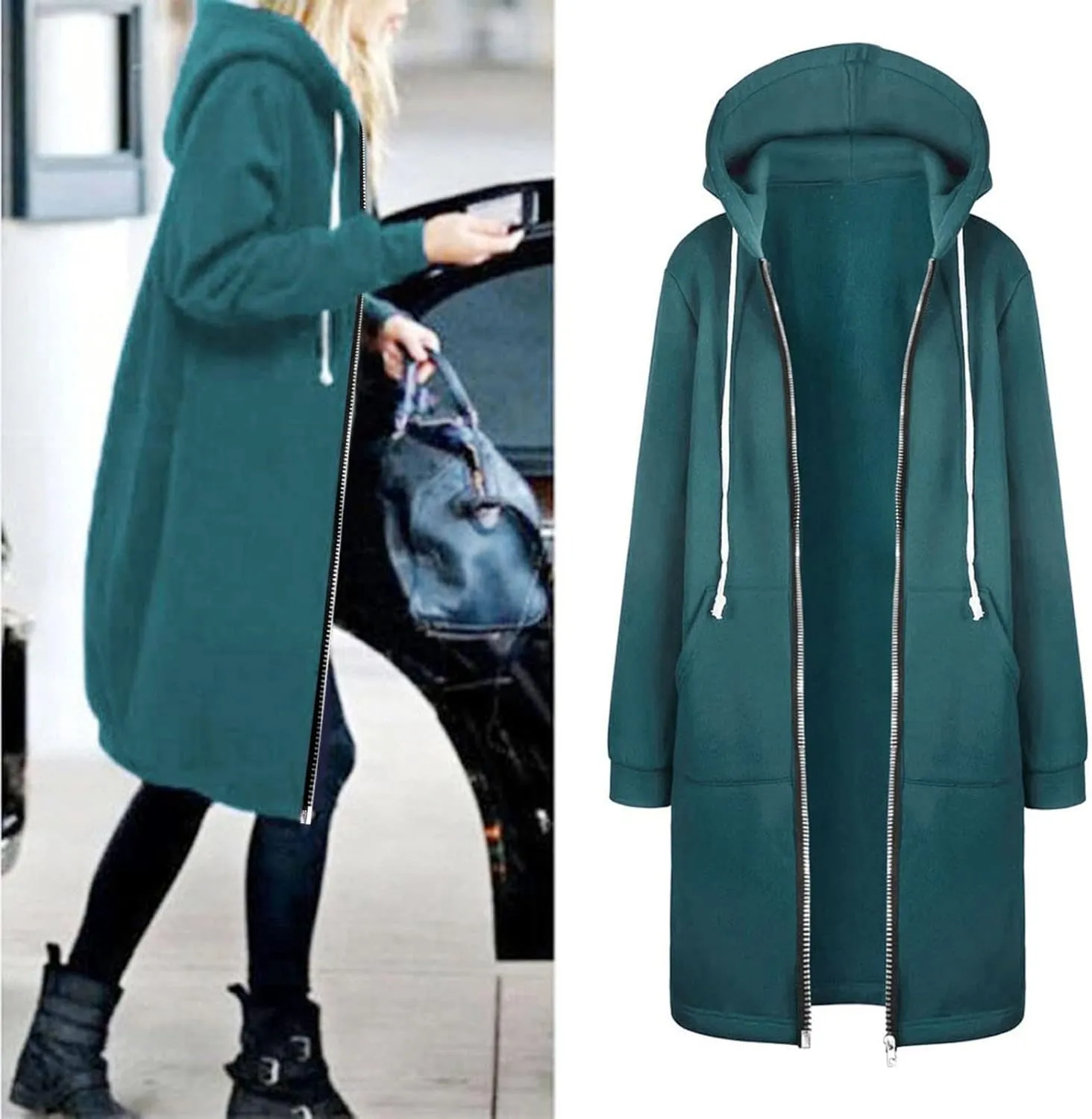 LCMTWX Winter Coats for Women Suit Collar Printed Pocket Jacket Black Trench Coat Trench Coats for Women Fall Wool Coats