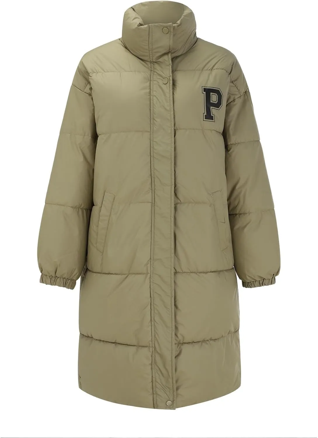 Long Puffer Jacket Womens with Hood Winter Down Jacket Casual Snow Parka Coat for Women