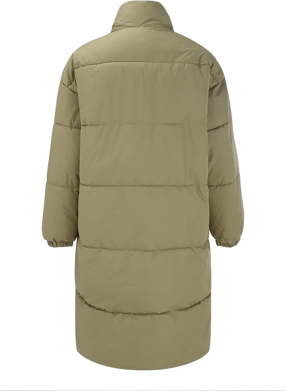 Long Puffer Jacket Womens with Hood Winter Down Jacket Casual Snow Parka Coat for Women