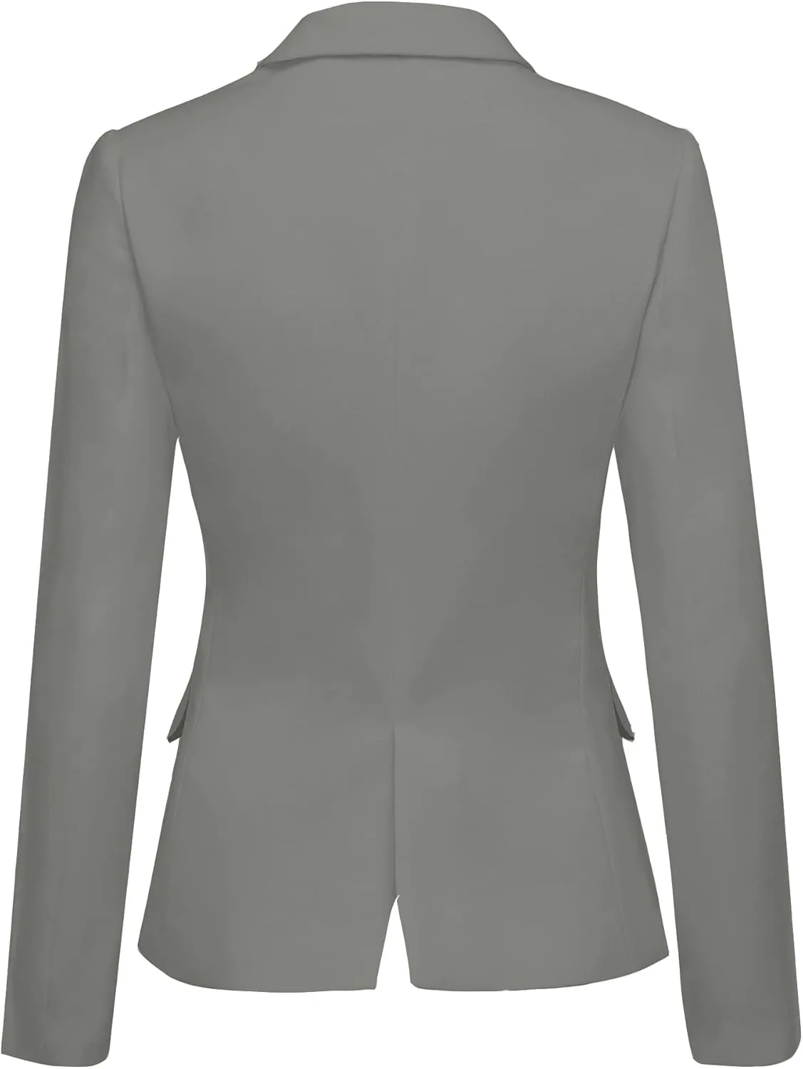 LookbookStore Womens Notched Lapel Pockets Button Work Office Blazer Jacket Suit