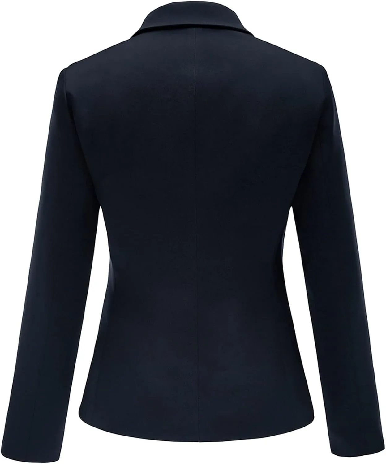 LookbookStore Womens Notched Lapel Pockets Button Work Office Blazer Jacket Suit