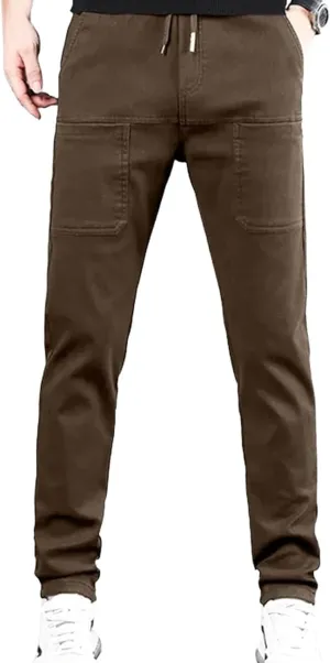 Manzera Stretch Cargo Pants 6 Pockets Multipants - High Stretch Multi-Pocket Durable Cargo Pants High Stretch