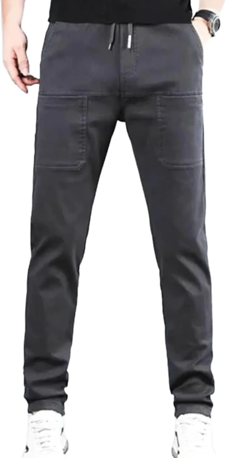 Manzera Stretch Cargo Pants 6 Pockets Multipants - High Stretch Multi-Pocket Durable Cargo Pants High Stretch