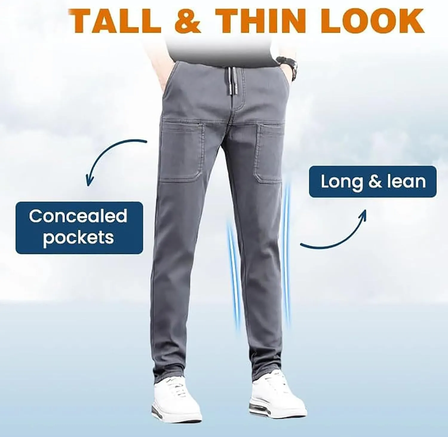 Manzera Stretch Cargo Pants 6 Pockets Multipants - High Stretch Multi-Pocket Durable Cargo Pants High Stretch