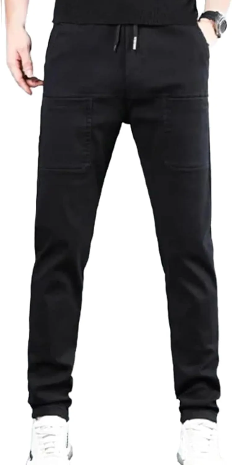 Manzera Stretch Cargo Pants 6 Pockets Multipants - High Stretch Multi-Pocket Durable Cargo Pants High Stretch