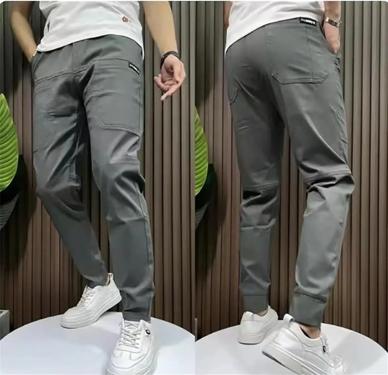 Manzera Stretch Cargo Pants Multipants - High Stretch Multi-Pocket Straight Lightweight Cargo Pants