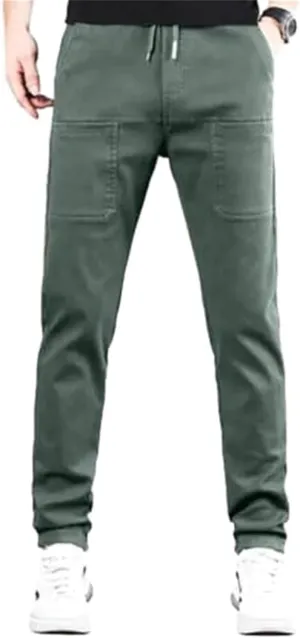 Manzera Stretch Cargo Pants Multipants - High Stretch Multi-Pocket Straight Lightweight Cargo Pants