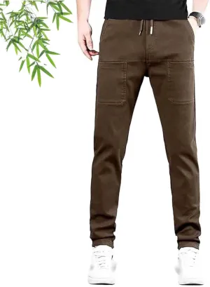 Manzera Stretch Cargo Pants,Mencomfy Hiking, Multipants - High Stretch Multi-Pocket Durable Cargo Pants