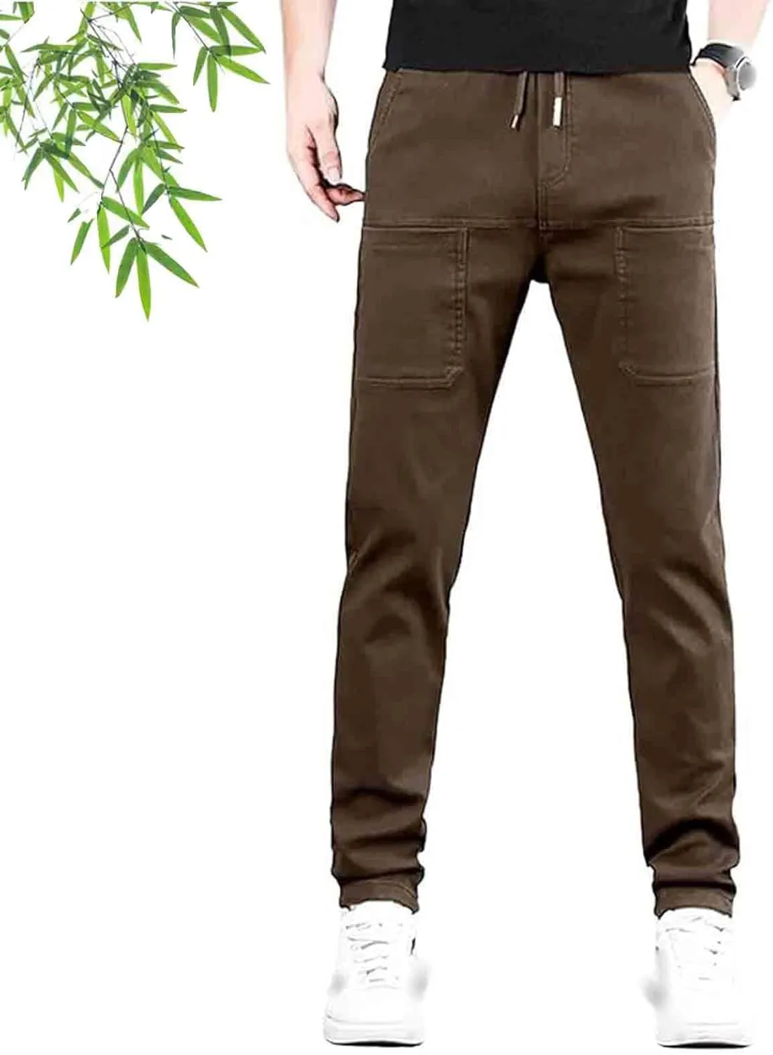 Manzera Stretch Cargo Pants,Mencomfy Hiking, Multipants - High Stretch Multi-Pocket Durable Cargo Pants