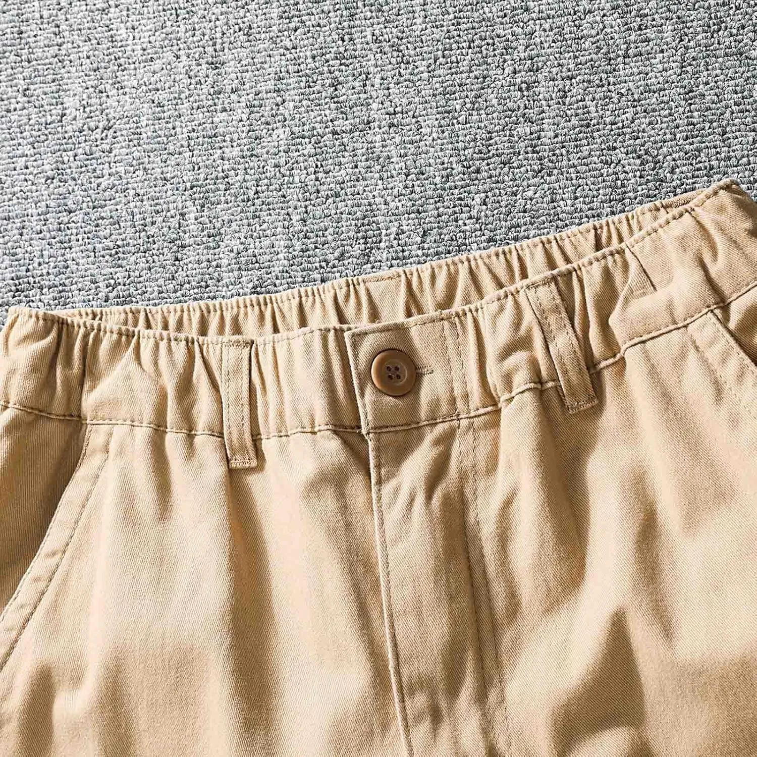 Men Casual Fashion Multi Pocket Zipper Buckle Male Cargo Pants Outdoor Pants Tooling Pants Mens Cargo Pants