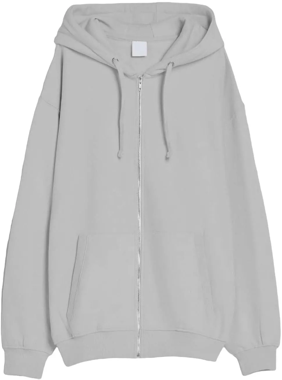 Men Full Zip Fleece Drawstring Hoodies Plain Basic Hooded Sweatshirt Workout Casual Solid Outerwear Jacket with Pockets