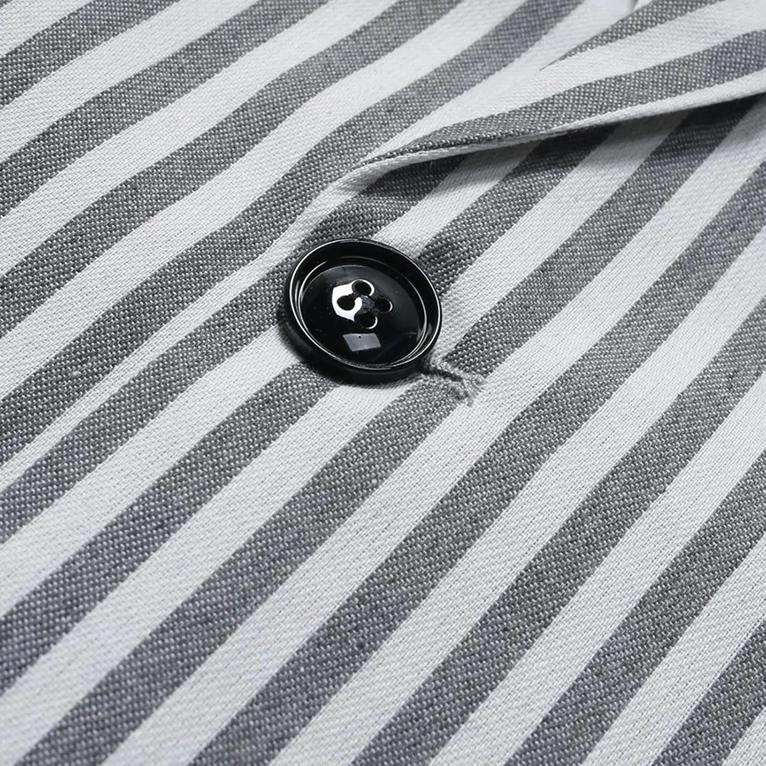 Mens Blazer Jacket Fashion Zebra Stripes Business Formal Suit Classic Lapel One Button Slim Fit Coats Dressy Blazers