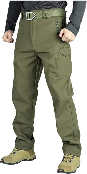 Mens Cargo Pants Stretch Work Tactical Pants Multi Pockets Ripstop Flex Baggy Hiking Pants Outdoor Stretch Long Pants