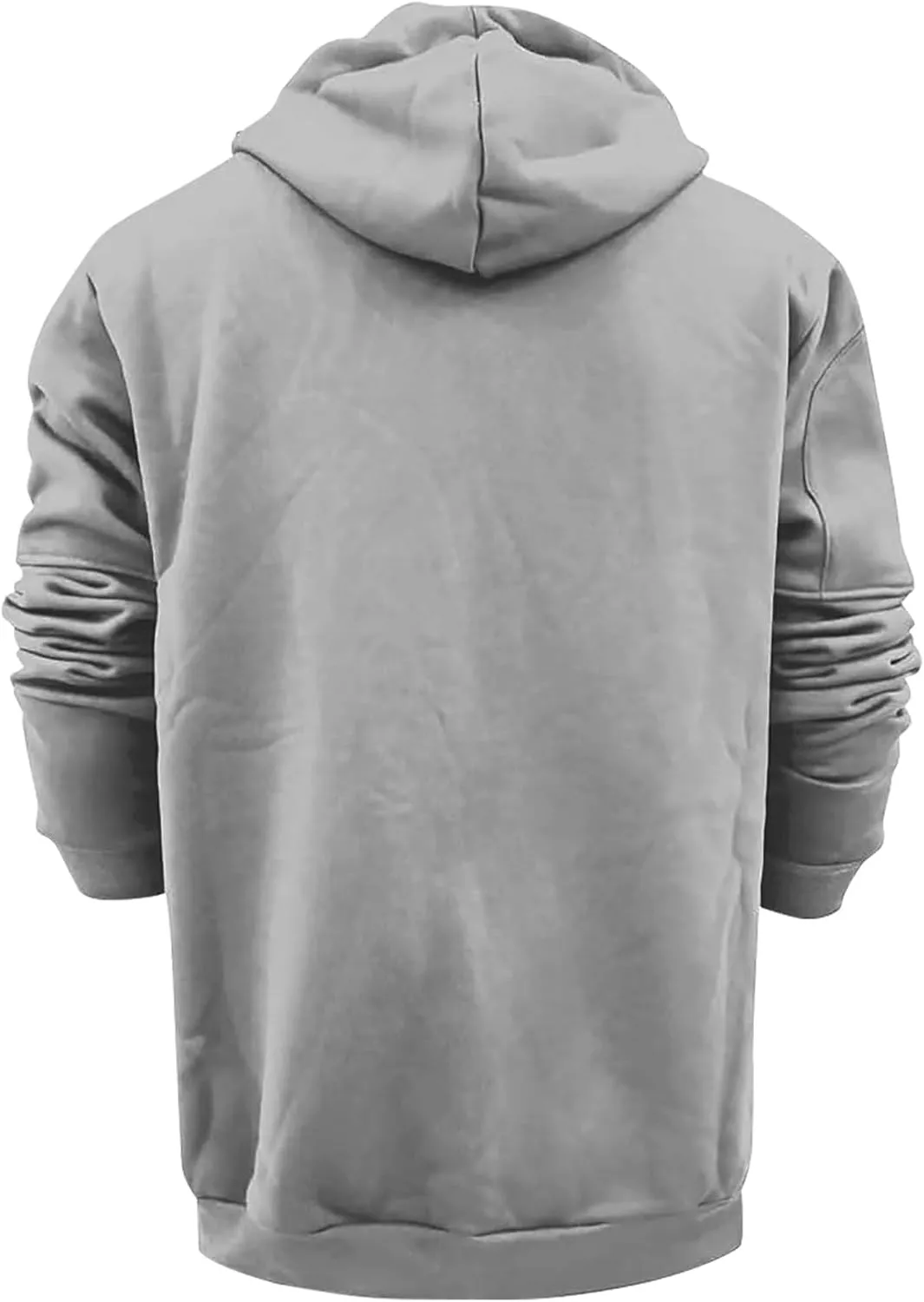 Men's Casual Hoodies Sweatshirt Full Zip Long Sleeve Athletic Workout Hooded Jackets Slim Fit Gym Running Active Tops