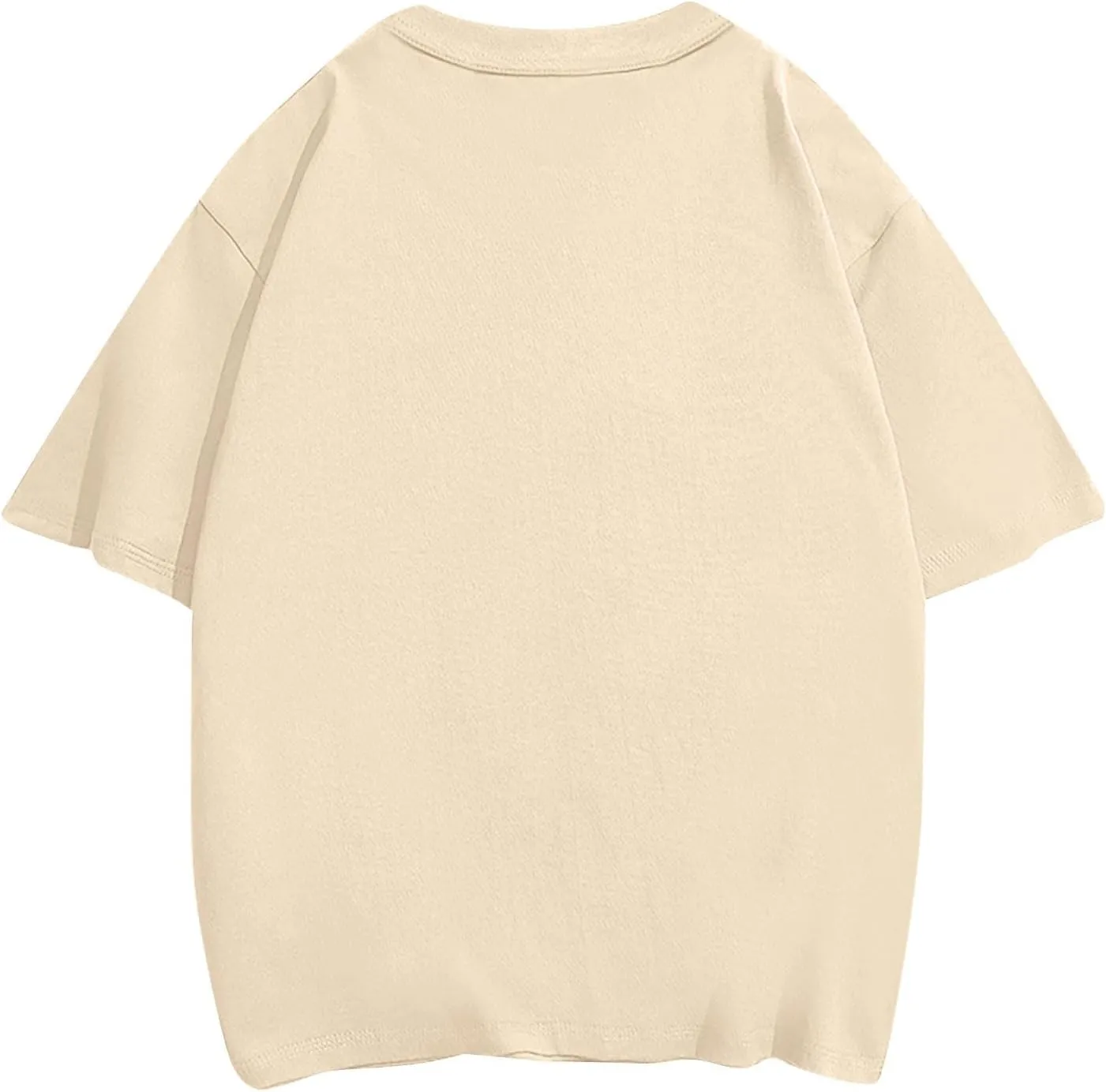Men's Cotton T-Shirts Casual Crew Neck T-Shirt Short Sleeve Fashion Tee Shirts Summer Loose Fit Tops Clothing