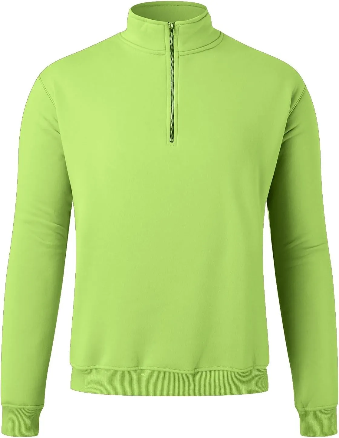Men's Fleece Pullover, Quarter Zip Up Fleece Sweatshirt, Winter Outdoor Thermal Sweater, Polar Fleece Jacket Tops