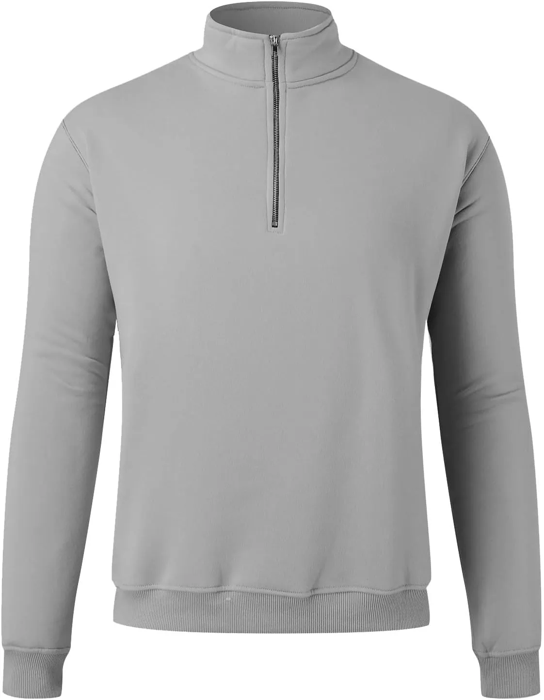 Men's Fleece Pullover, Quarter Zip Up Fleece Sweatshirt, Winter Outdoor Thermal Sweater, Polar Fleece Jacket Tops