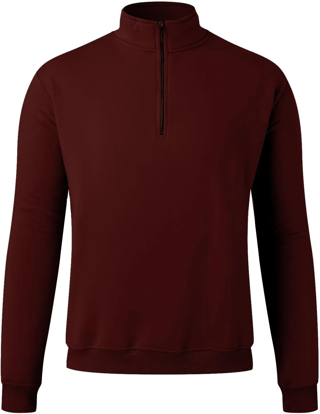 Men's Fleece Pullover, Quarter Zip Up Fleece Sweatshirt, Winter Outdoor Thermal Sweater, Polar Fleece Jacket Tops