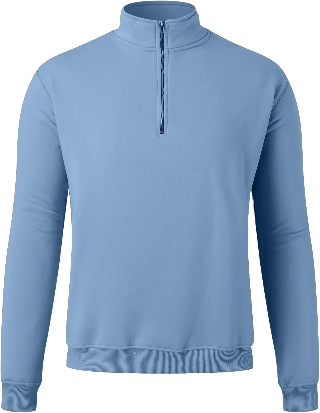 Men's Fleece Pullover, Quarter Zip Up Fleece Sweatshirt, Winter Outdoor Thermal Sweater, Polar Fleece Jacket Tops