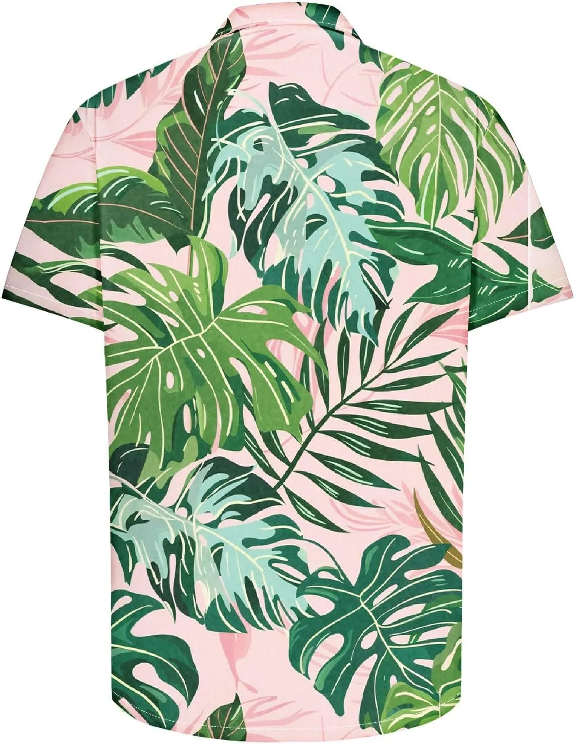 Mens Funny Floral Hawaiian Shirt Loose Fit Beach Vacation Surfing Tropical Summer Casual Outfit