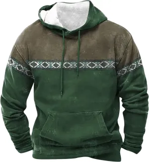 Men's Hooded Sweatshirts Long Sleeve Unisex Hooded Sweater Heart Shaped Printed Zipper With Plush Insulation Hooded