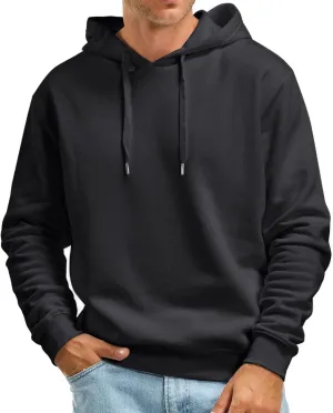 Mens Hoodies Pullover, Men's Workout Hoodie Lightweight Gym Athletic Sweatshirt Fashion Pullover Hooded Coats with Pocket