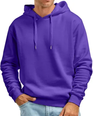 Mens Hoodies Pullover, Men's Workout Hoodie Lightweight Gym Athletic Sweatshirt Fashion Pullover Hooded Coats with Pocket