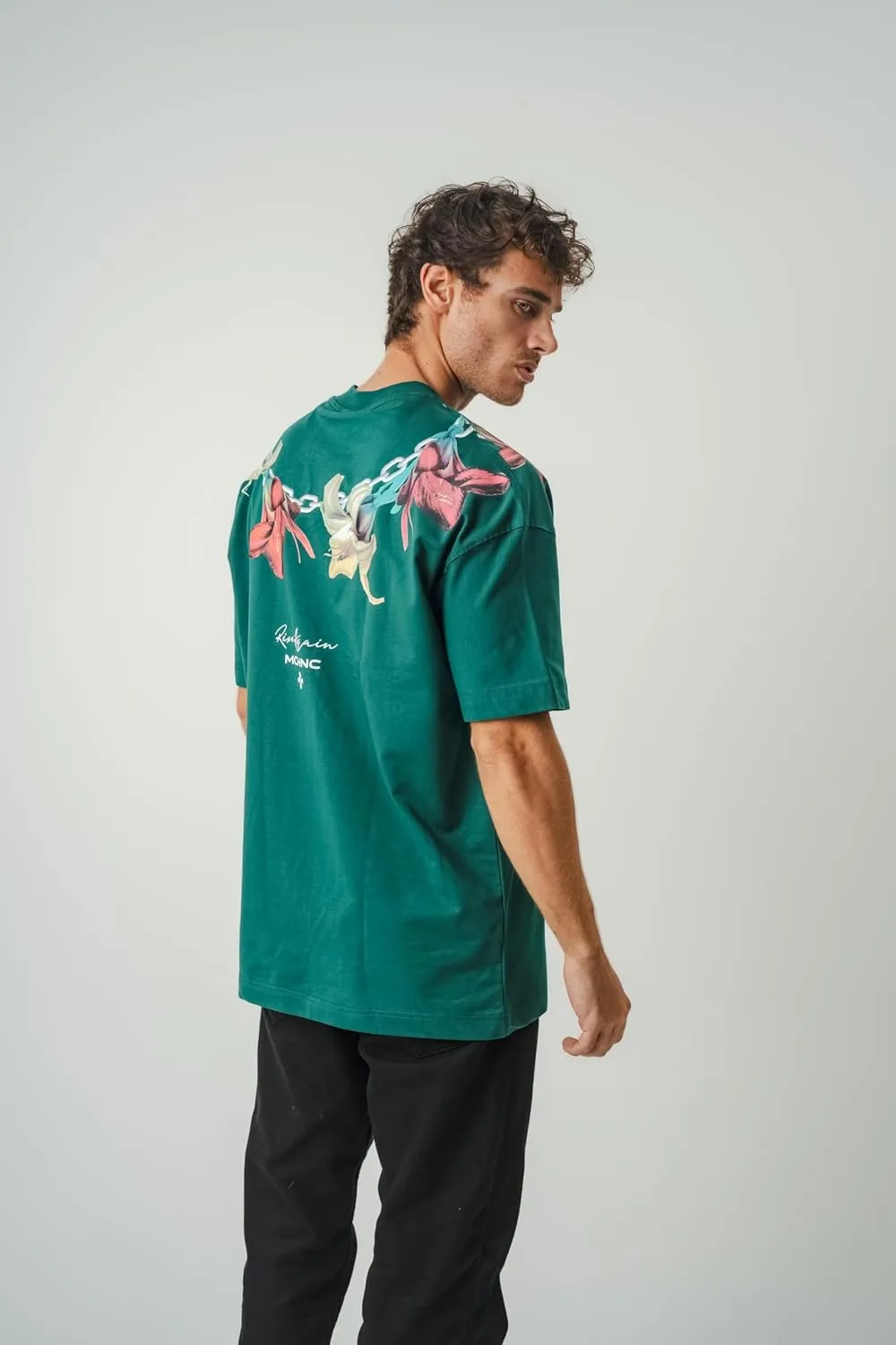 Men's Oversized T-Shirts Heavyweight Cotton Tee Crew Neck Short Sleeve T Shirts Loose Fit Basic Essential Soft Classic Tees