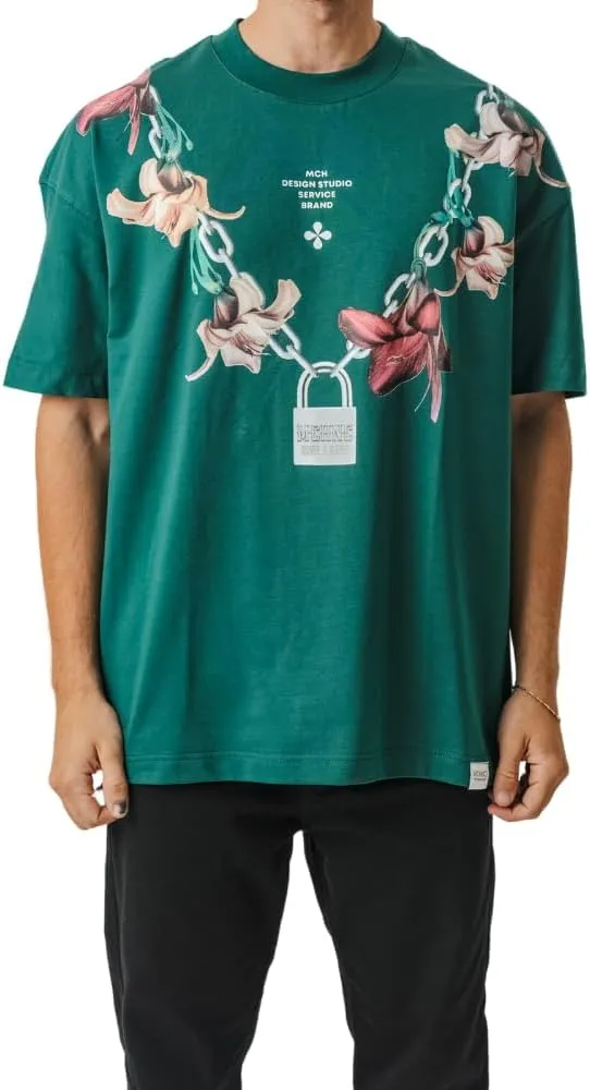 Men's Oversized T-Shirts Heavyweight Cotton Tee Crew Neck Short Sleeve T Shirts Loose Fit Basic Essential Soft Classic Tees