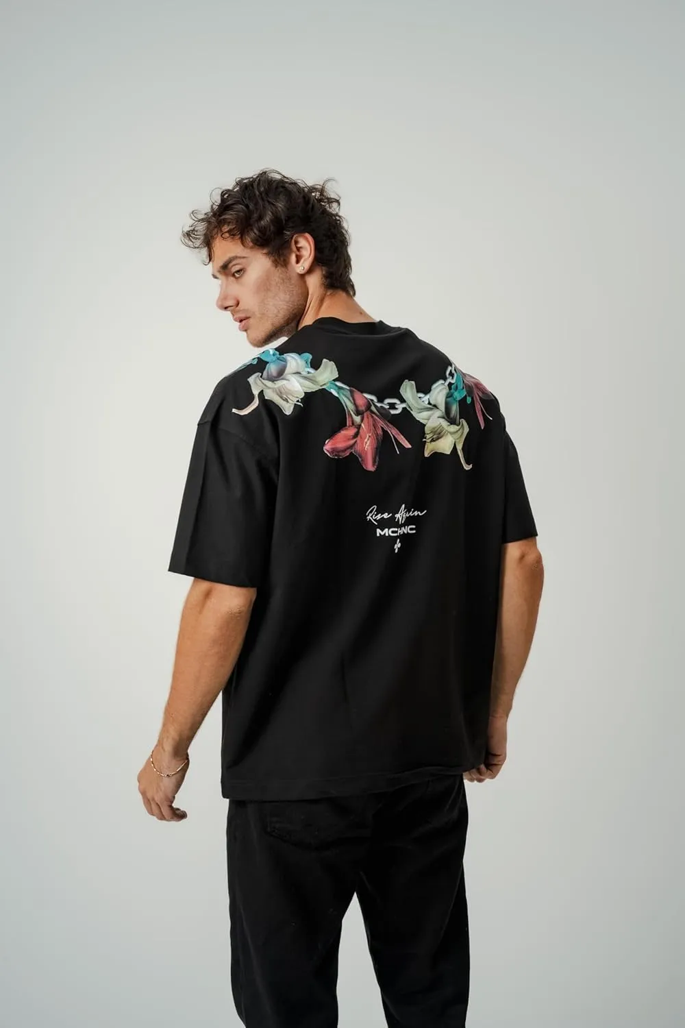 Men's Oversized T-Shirts Heavyweight Cotton Tee Crew Neck Short Sleeve T Shirts Loose Fit Basic Essential Soft Classic Tees