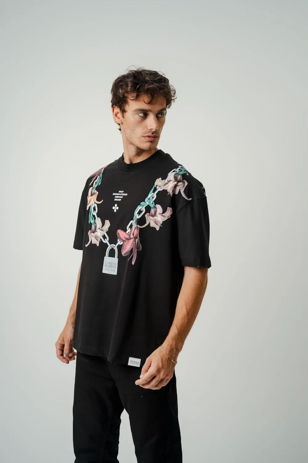 Men's Oversized T-Shirts Heavyweight Cotton Tee Crew Neck Short Sleeve T Shirts Loose Fit Basic Essential Soft Classic Tees