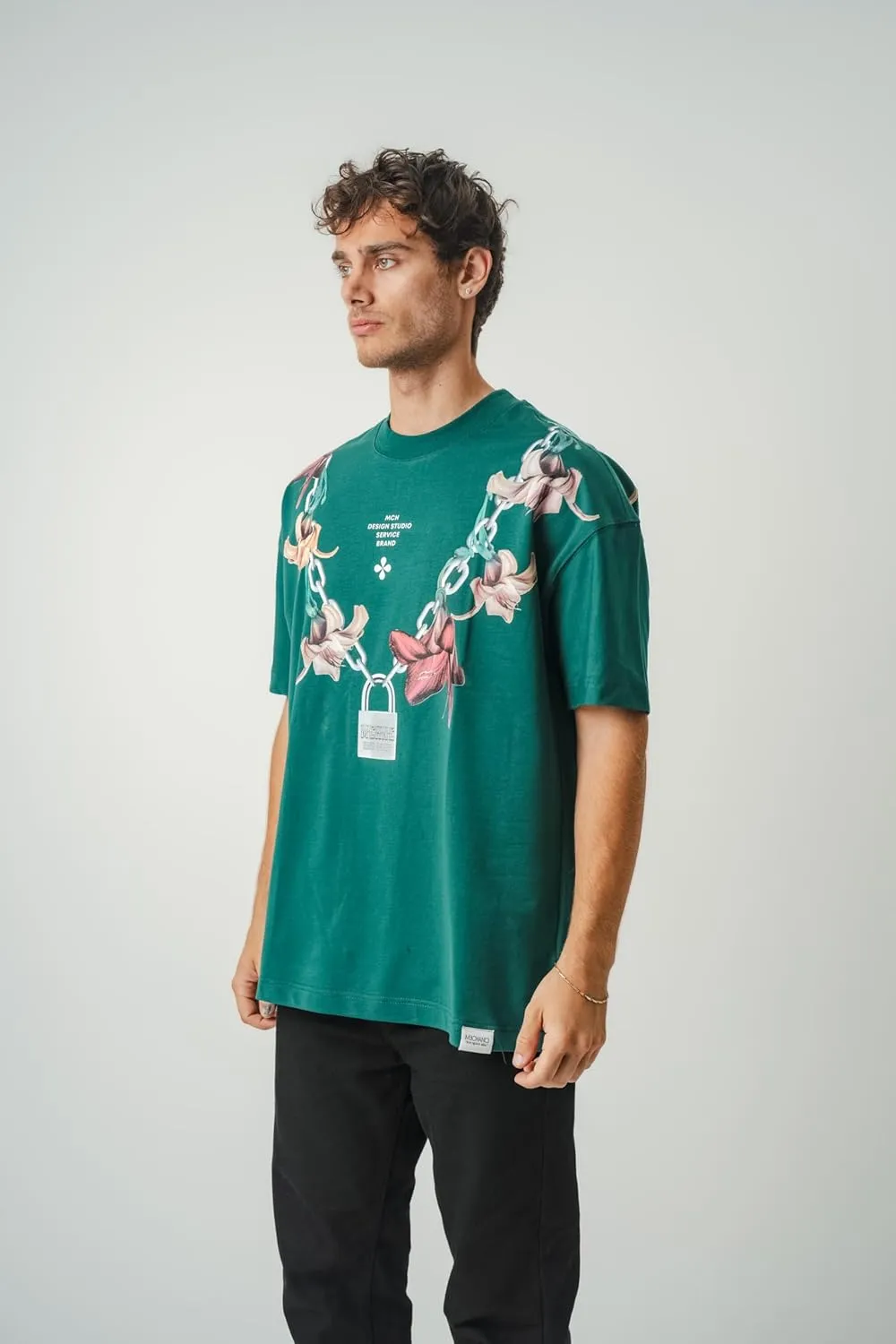 Men's Oversized T-Shirts Heavyweight Cotton Tee Crew Neck Short Sleeve T Shirts Loose Fit Basic Essential Soft Classic Tees