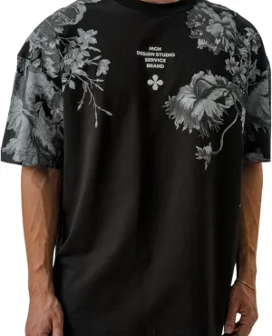 Men's Oversized T-Shirts Heavyweight Cotton Tee Crew Neck Short Sleeve T Shirts Loose Fit Basic Essential Soft Classic Tees