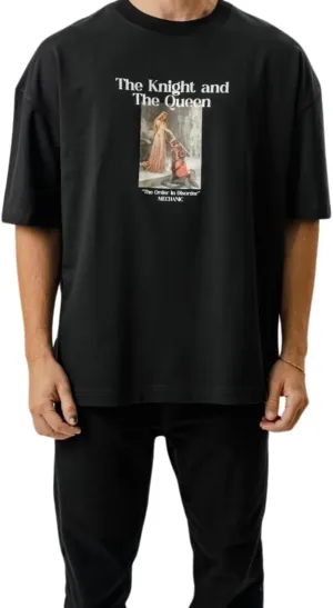Men's Oversized T-Shirts Heavyweight Cotton Tee Crew Neck Short Sleeve T Shirts Loose Fit Basic Essential Soft Classic Tees
