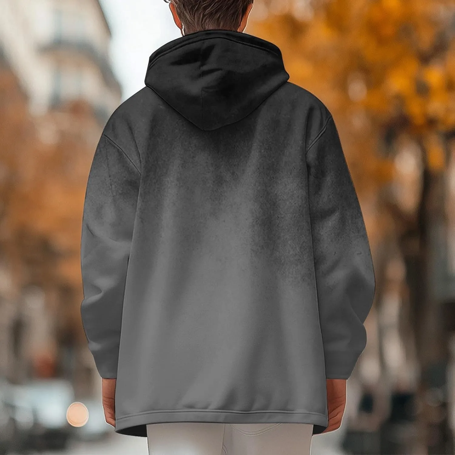 Mens Sherpa Lined Hoodie Full-Zip Fleece Thick Hoodies Heavyweight Thermal Warm Sweatshirt