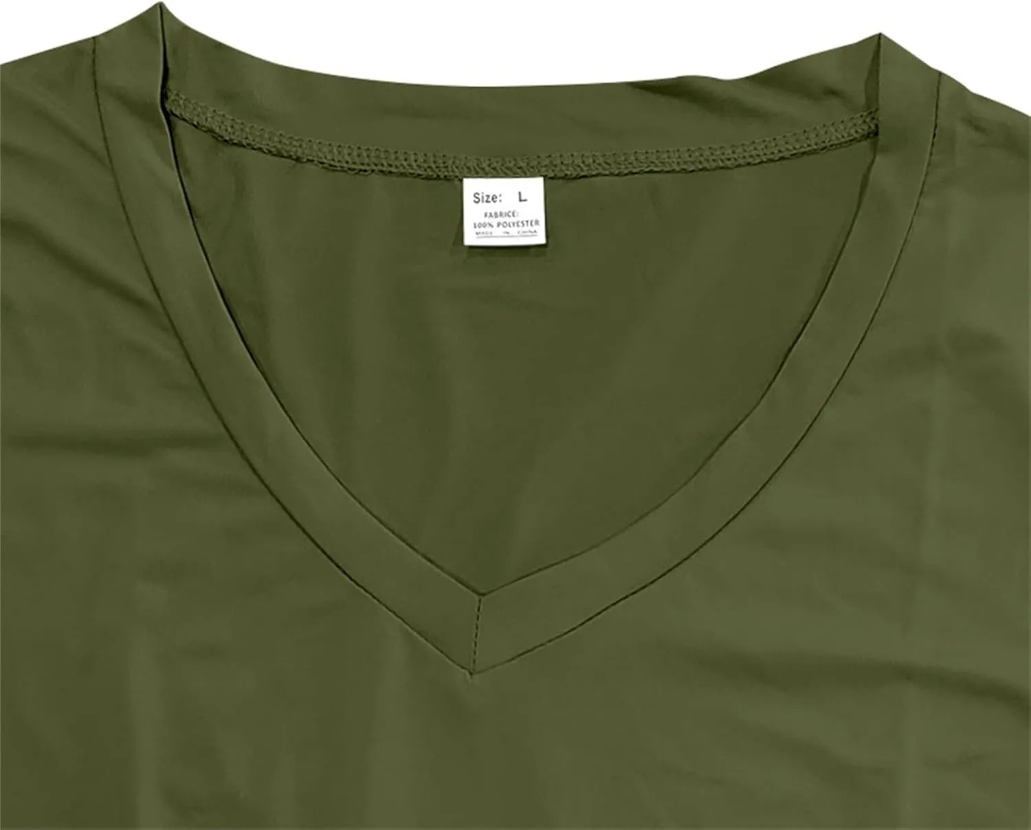 Mens Short Sleeve V Neck Muscle Slim T Shirt V-Neck Stretch Bodybuilding Shirt Soft Comfy Collarless Summer Tops