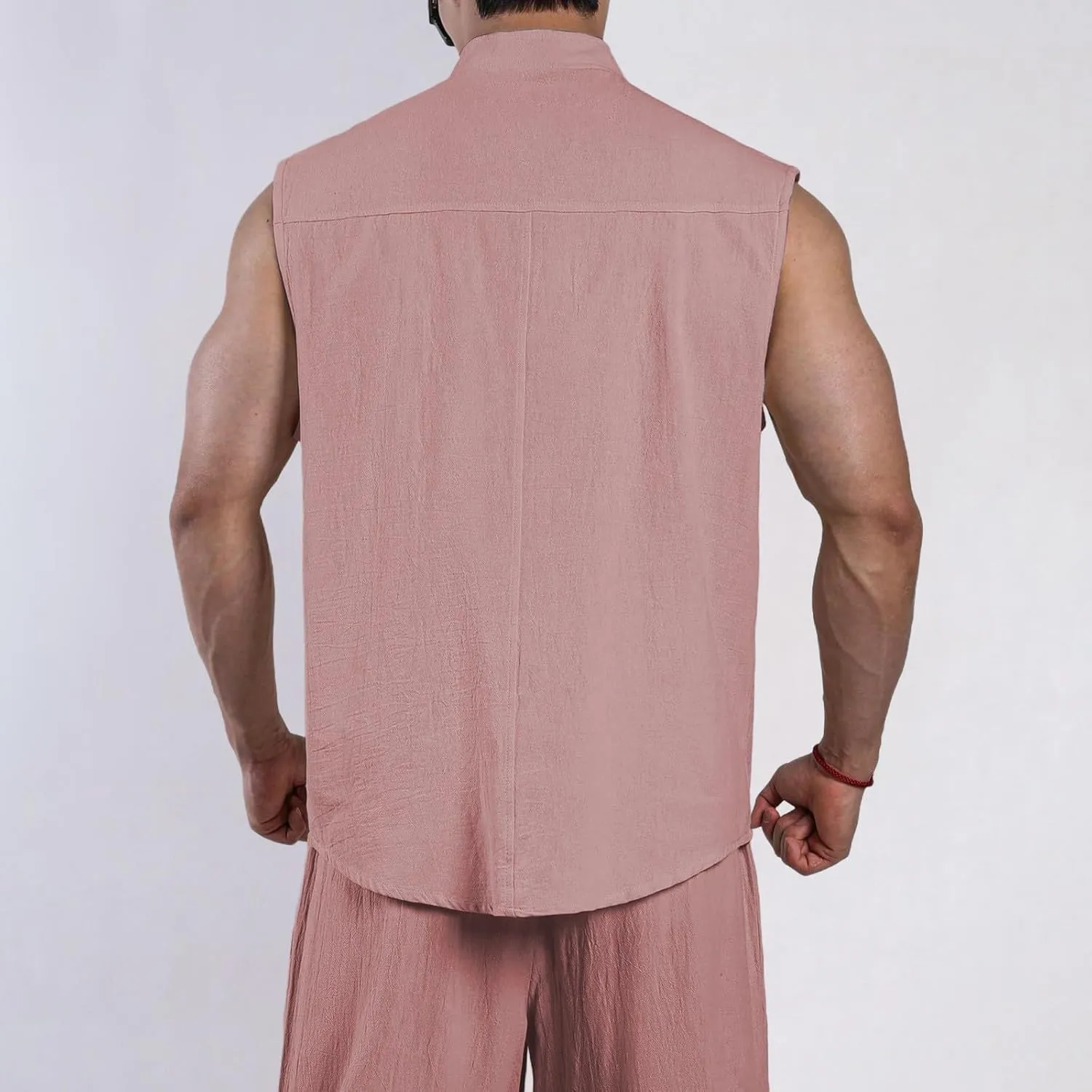 Men's Summer Beach Tank Tops Sleeveless Zip Up Gym Bodybuilding Fitness Workout Muscle Shirt Casual Textured Tanks