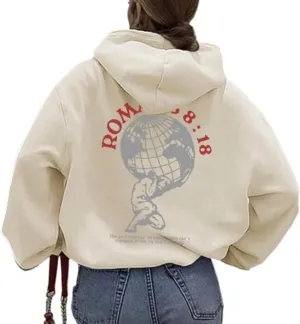 MOLERFO Y2k Hoodies Cute Preppy Pullover Sweater Hooded Women Graphic Hoodies Oversized Graphic Sweatshirts