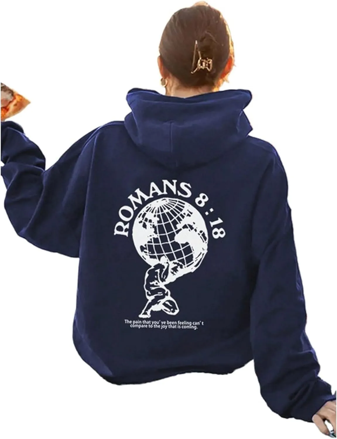 MOLERFO Y2k Hoodies Cute Preppy Pullover Sweater Hooded Women Graphic Hoodies Oversized Graphic Sweatshirts