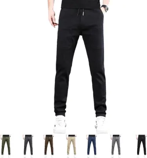 Multipants - High Stretch Multi-Pocket Durable Cargo Pants, Casual High Stretch Pants, Drawstring Elastic Waist Pants