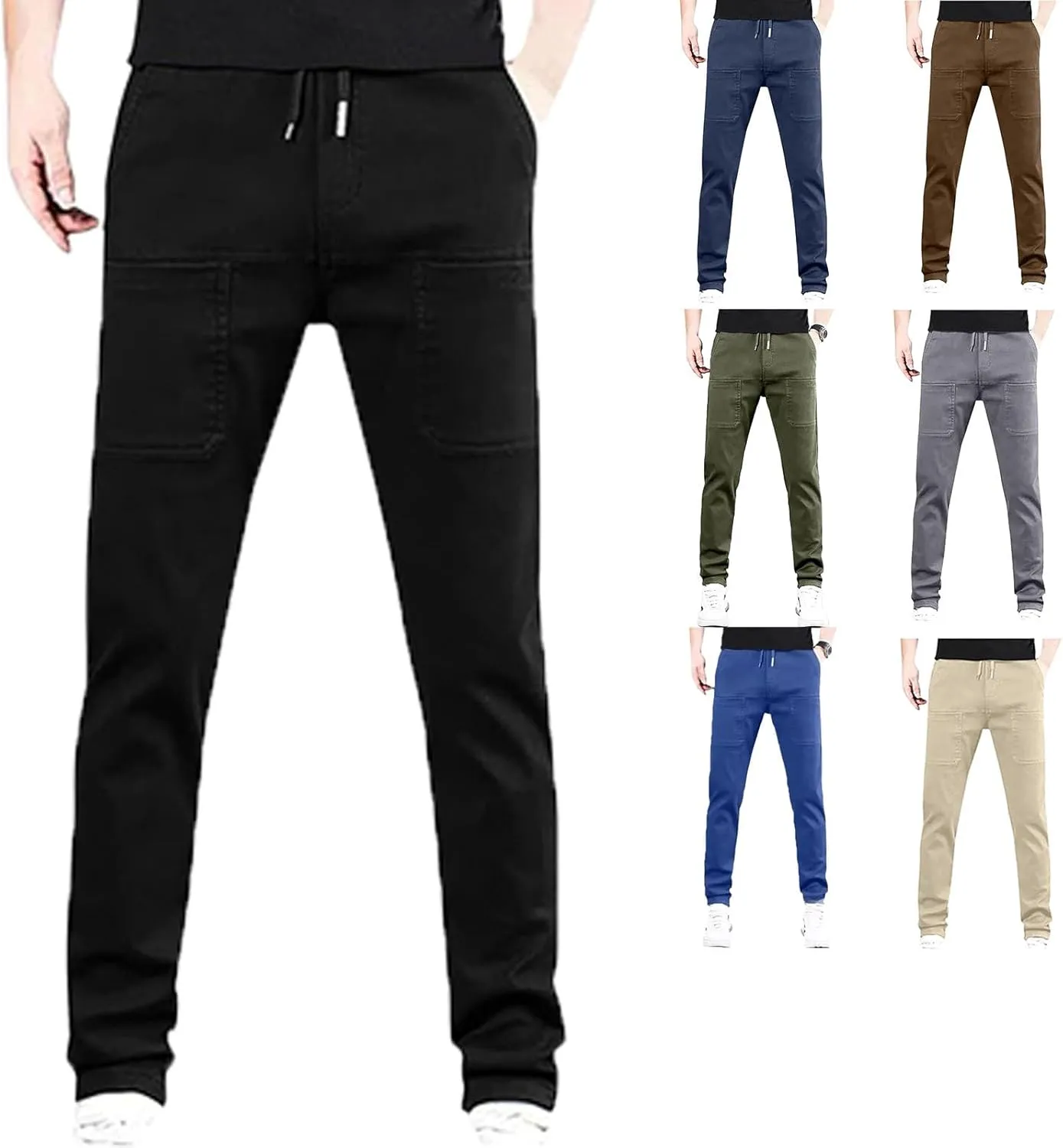 Multipants Luxury Pants, Expositiontext Multipants, High Stretch Multi-Pocket Cargo Pants, Men Comfy Cargo Pants Stretch