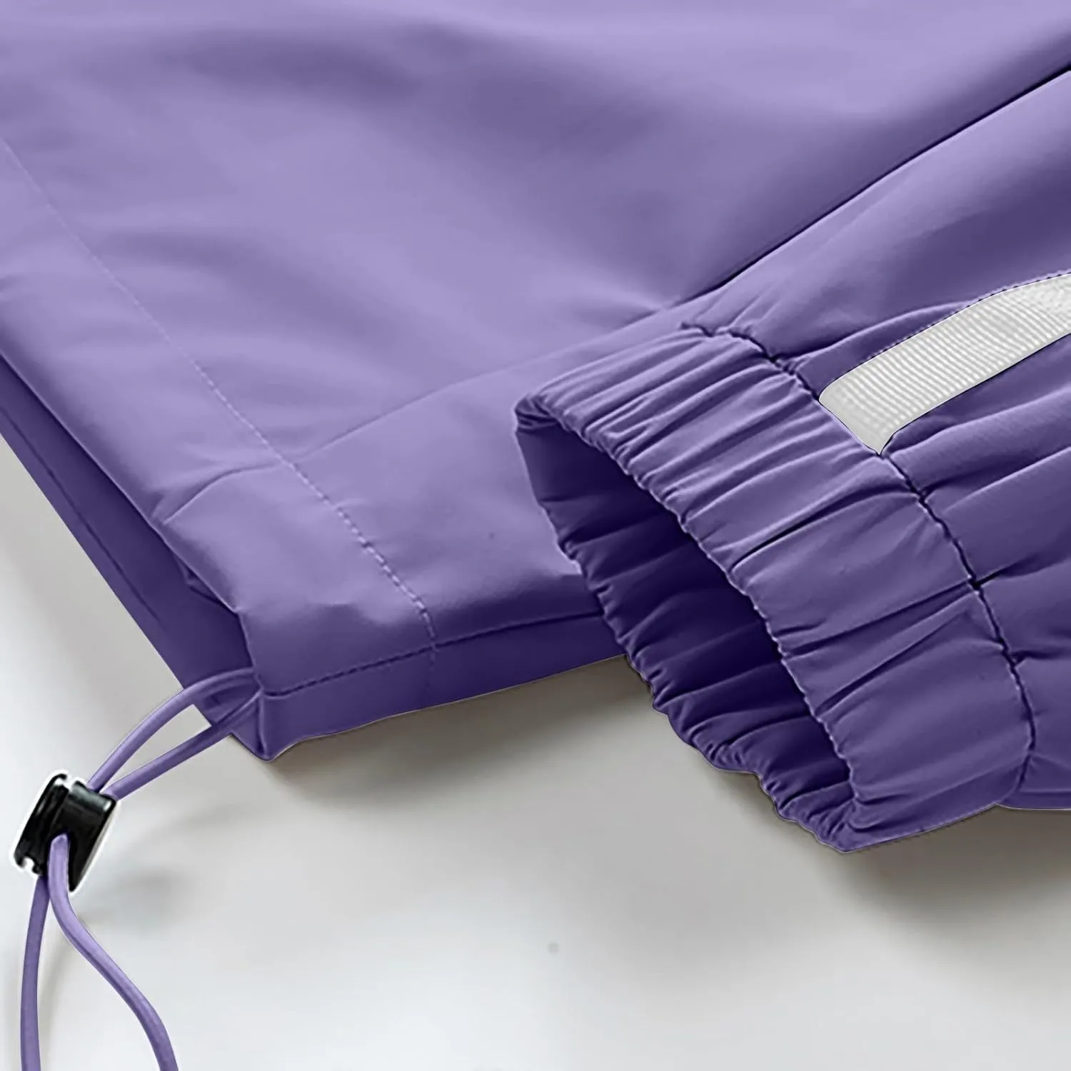 NATHGAM Men's Casual Hooded Jacket Loose Fit Long Sleeve Oversized Heavyweight Waterproof Work Windbreaker with Zipper Pocket