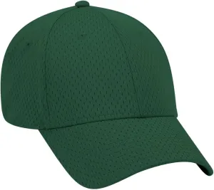 OTTO Polyester Pro Mesh Gray Undervisor 6 Panel Low Profile Baseball Cap
