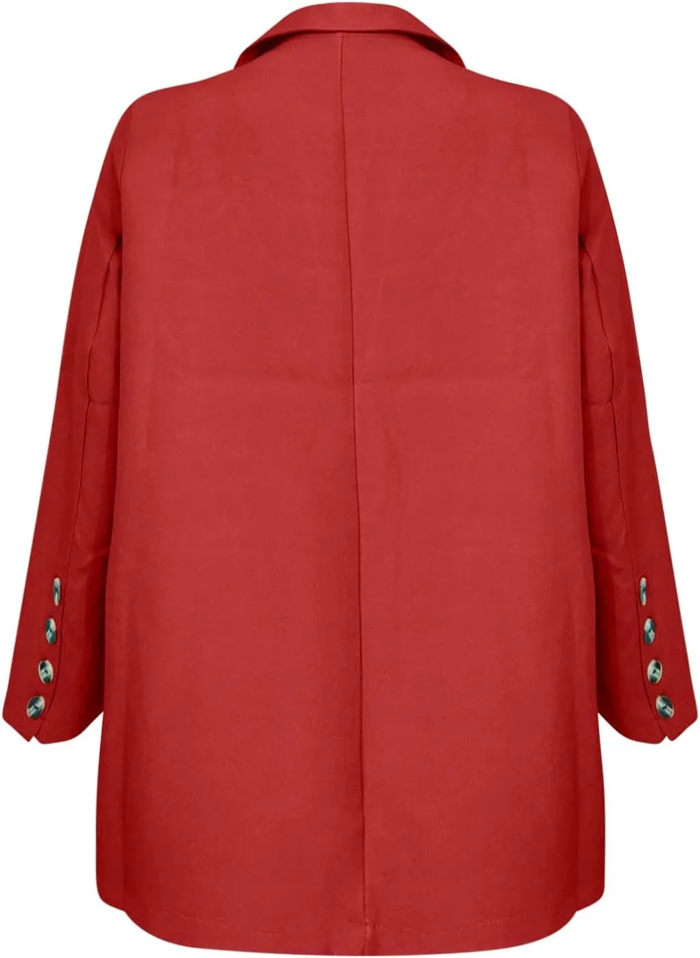 Oversized Blazers for Women Casual Open Front Button Suit Jackets Long Sleeve Lapel Jackets with Pockets